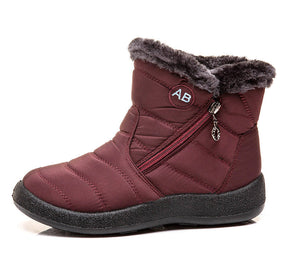 Bota de Inverno Aveludada Impermeável - SnowFashion