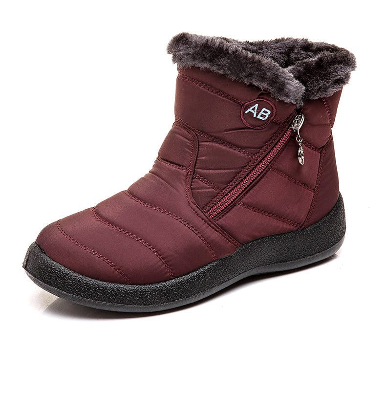 Bota de Inverno Aveludada Impermeável - SnowFashion