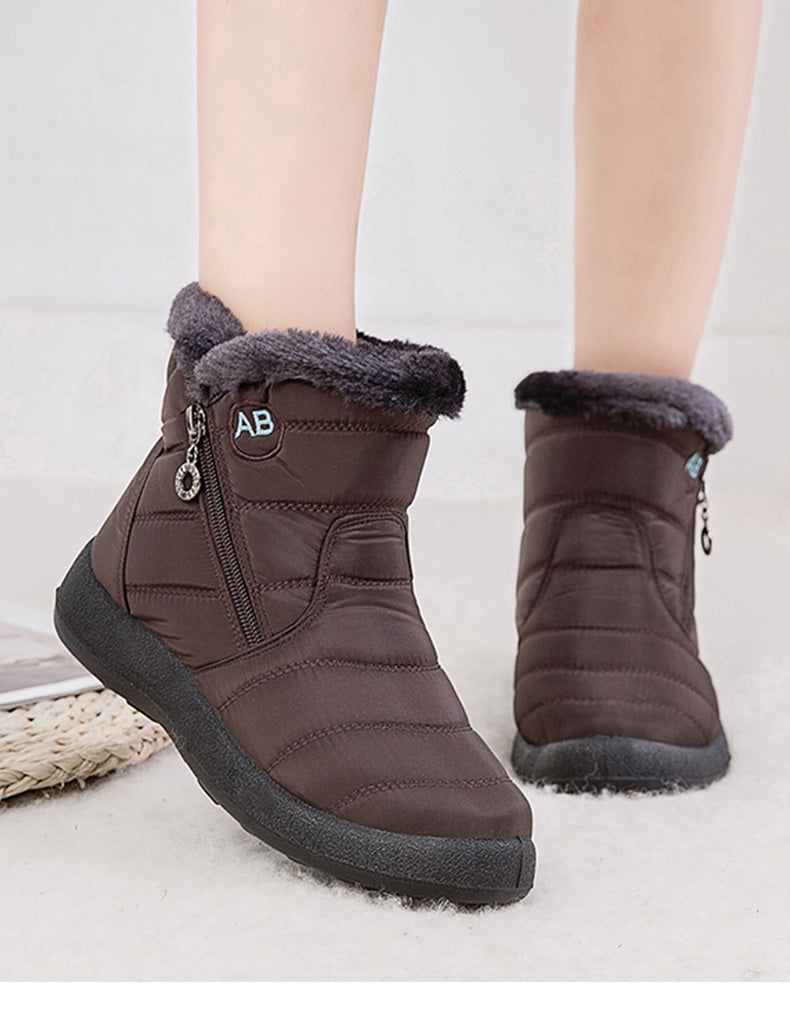 Bota de Inverno Aveludada Impermeável - SnowFashion