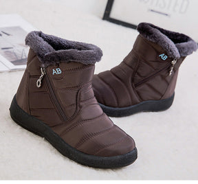 Bota de Inverno Aveludada Impermeável - SnowFashion