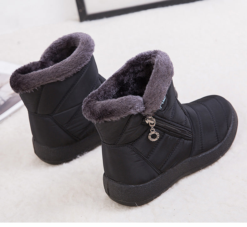 Bota de Inverno Aveludada Impermeável - SnowFashion