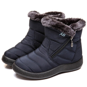 Bota de Inverno Aveludada Impermeável - SnowFashion