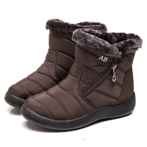 Bota de Inverno Aveludada Impermeável - SnowFashion