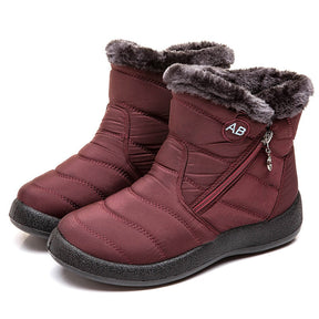 Bota de Inverno Aveludada Impermeável - SnowFashion